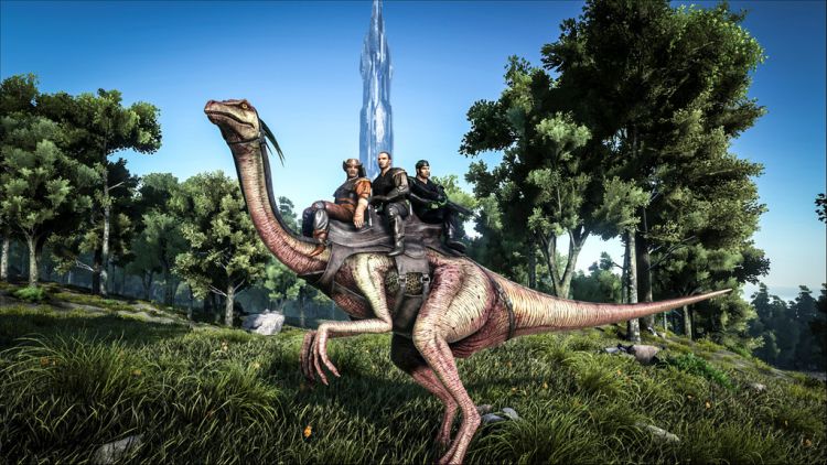 Ark: Survival Evolved - Bitte Platz nehmen! Reit-Dino Gallimimus kann gleich 3 Spieler gleichzeitig transportieren