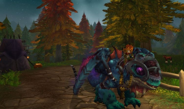 World of Warcraft - Gruselstimmung  Schlotternchte stehen in Azeroth vor der Tr