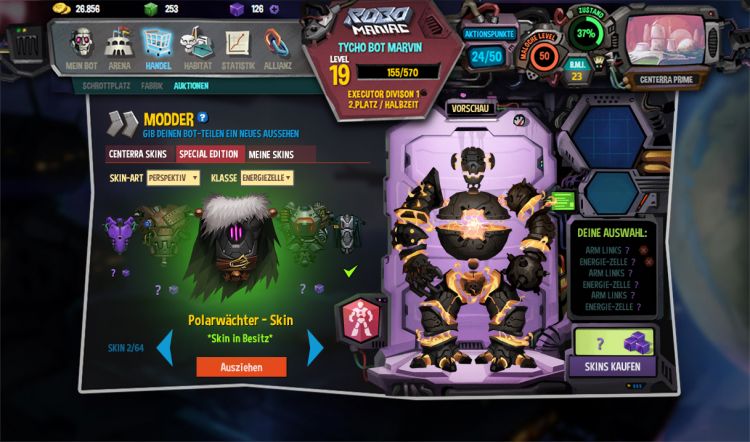 Robomaniac - Neues umfangreiches Update sorgt für zahlreiche neue Features beim Robo-MMO Robomaniac - Neues umfangreiches Update sorgt für zahlreiche neue Features beim Robo-MMO