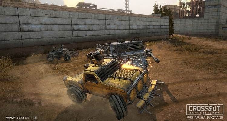 Crossout - post-apokalyptisches free to play MMO mit frei gestaltbaren Fahrzeugen