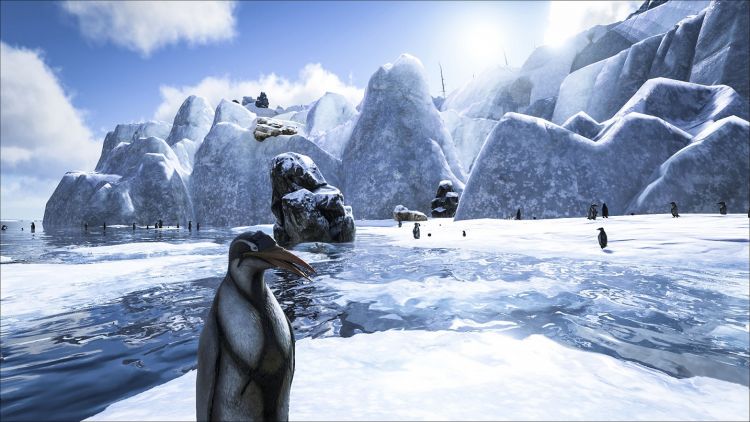 Ark: Survival Evolved - Pinguine und Anglerfische sind auf der Insel angekommen