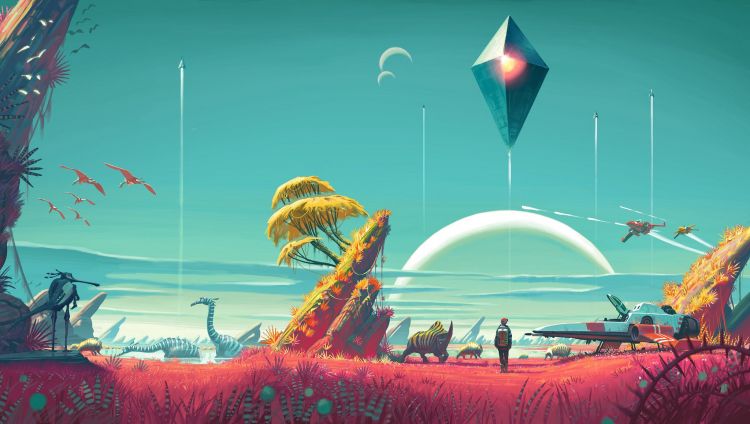 No Man's Sky - Gigantisches Weltraumabenteuer ben�tigt erfreulich wenig Speicherplatz