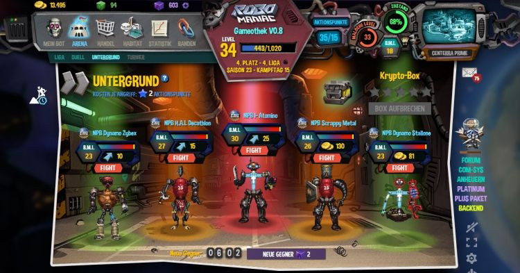 RoboManiac - Update �Untergrund� und Halloween Special sorgen f�r neue Features beim Robo-MMO