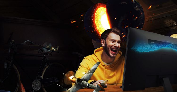  - gamescom Premiere: BenQ EX2780Q liefert audiovisuelles Gaming-Erlebnis