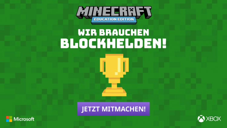 - Minecraft Wettbewerb: Microsoft und Code Your Life suchen nach den besten Zukunftsideen - Minecraft Wettbewerb: Microsoft und Code Your Life suchen nach den besten Zukunftsideen