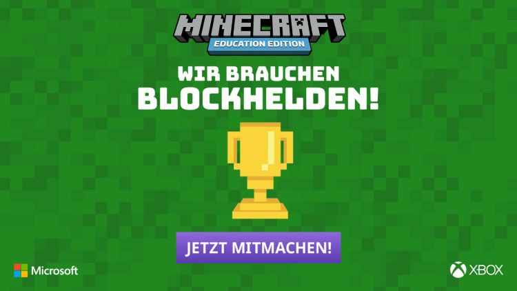  - Minecraft Wettbewerb: Microsoft und Code Your Life suchen nach den besten Zukunftsideen