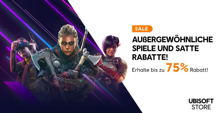  - FAR CRY UND ANDERE SPIELESERIEN W�HREND DES LEGENDARY SALE IM UBISOFT STORE UM BIS ZU 75 % RABATTIERT