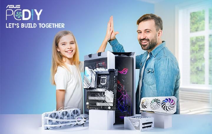 Fans knnen sich an der Kampagne beteiligen, wenn sie Videos oder Bilder mit dem Hashtag #ASUSPCDIY auf sozialen Plattformen hochladen und ihre eigenen PC-DIY-Momente oder Traum-Builds teilen, um tolle Preise zu gewinnen. - Lets Build Together ASUS startet PC-DIY-Kampagne