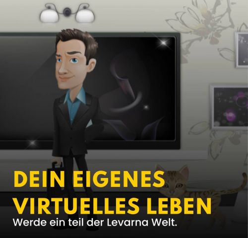 Spiele dein Traumleben und verbessere deinen virtuellen Charakter. - Neues Online-Browserspiel Levarna.de - dein eigenes virtuelles Leben