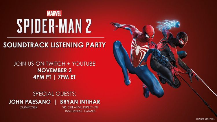  - Listening Party: Hrt euch den Soundtrack von Marvel‘s Spider-Man 2 gemeinsam mit uns im Stream an