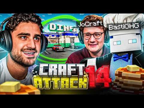 BASTIGHG ZEIGT UNS SEIN DINER!🍔 + JOCRAFTS REDSTONE-WAHNSINN🤯 CRAFT ATTACK 14 MIT DEN TITANEN🔥