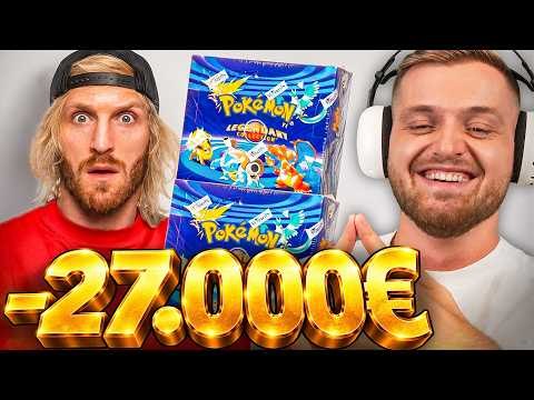 💸🔥MEINE 3 LEGENDARY COLLECTION Booster von Logan Paul! - Mein DÜMMSTES Pokemon OPENING!