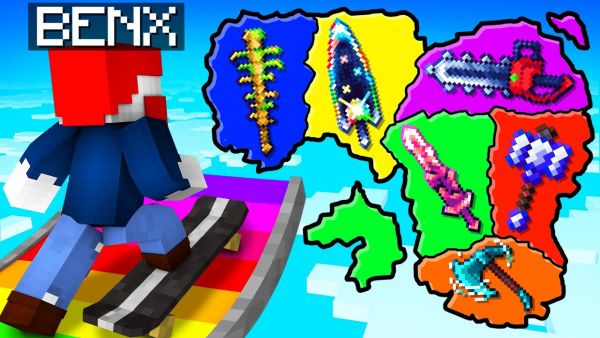 SPRINGE mit SKATEBOARD auf BESTE WAFFE in MINECRAFT!