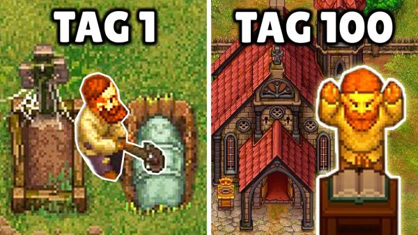 Ich habe 100 Tage Graveyard Keeper gespielt 🤣