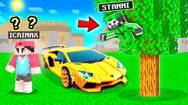 ich VERFOLGE 24 STUNDEN einen YOUTUBER in Minecraft!