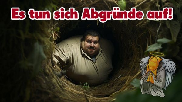 Wir kommen immer tiefer in den Kaninchenbau...