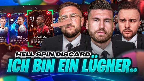 Ich bin ein LÜGNER .. 🤥 ☠️ RAD VERJINXT im RTTF Hell Spin DISCARD 😰 EA FC 24