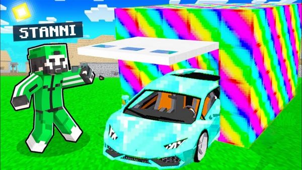 Ich ERÖFFNE eine RAINBOW GARAGE in Minecraft
