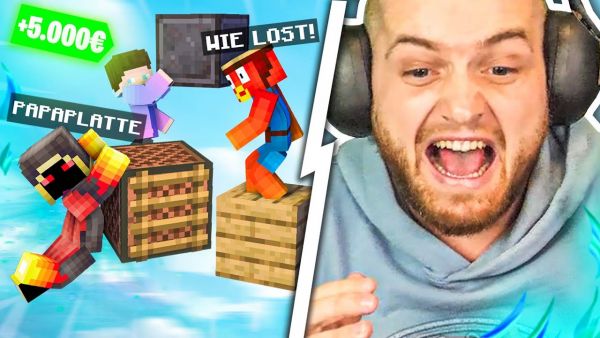 😂💸MONITOR Zerschlagen! - 5.000€ Only UP Minecraft Turnier! | Minecraft Legend Server