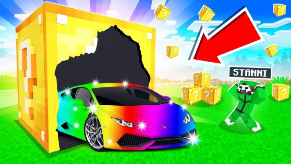 ich ÖFFNE MILLIONÄRS AUTO LUCKY BLÖCKI in MInecraft!