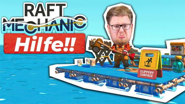 GESTRANDET auf dem Meer! | RAFT Scrap Mechanic