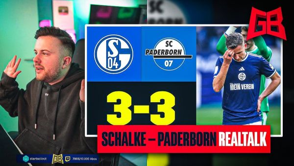 „Das PERFEKTE ERGEBNIS“ 😨 GamerBrother REALTALK über SCHALKE - PADERBORN 😬