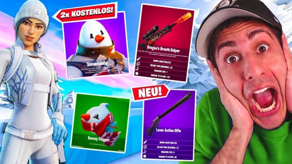 2 KOSTENLOSE Skins und NEUE Waffen! Riesen WEINACHTSUPDATE in Fortnite