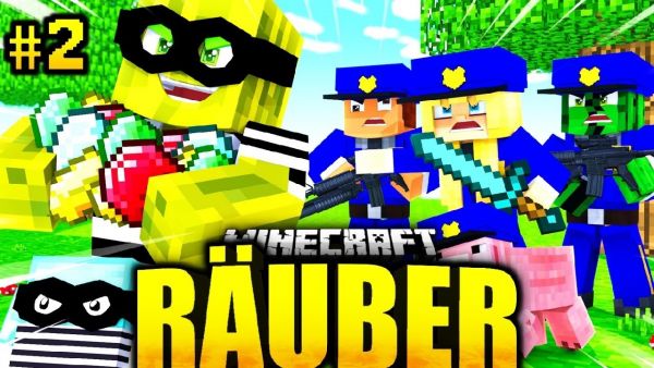 Der BANK ÜBERFALL war 100% UNFAIR?! - Minecraft RÄUBER #02 [Deutsch/HD]