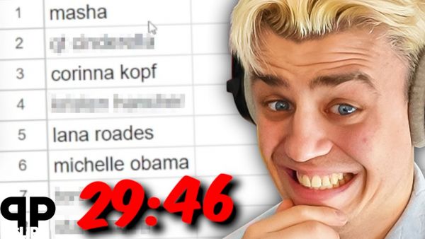 Papaplatte muss 100 Frauen so schnell wie möglich nennen (QTCinderella Challenge)