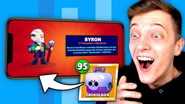 BYRON aus 95x GRATIS BIG BOX GEZOGEN?! *OMG* 😍 Brawl Stars deutsch