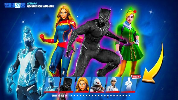 *ENDLICH* 😍 GRATIS BLACK PANTHER ITEMS & GEHEIMES PORTAL 🎁 | Fortnite Season 5 Deutsch