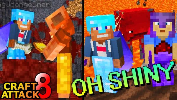 Ich zeige DNER das neue Nether Update! - Minecraft Craft Attack 8 #111