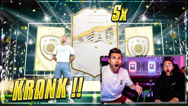 KRANKE ICON im PACK OPENING 😱🔥5x GARANTIERTE ICON SBC PACKS !! FIFA 21