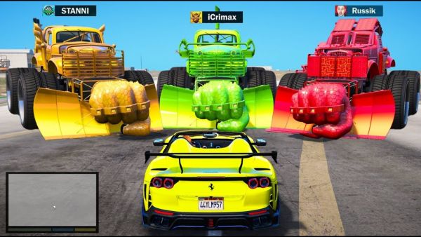 ich JAGE 4 KRIMINELLE YOUTUBER in GTA 5!