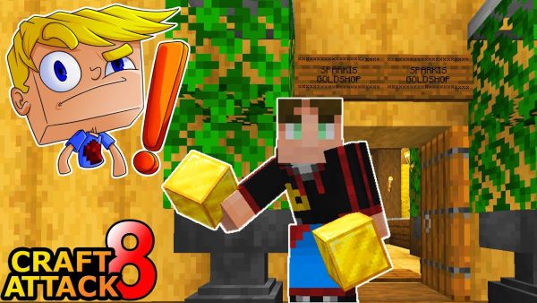 Baasti klaut Gold aus meinem Shop! Das ist Deko keine Ware! - Minecraft Craft Attack 8 #113