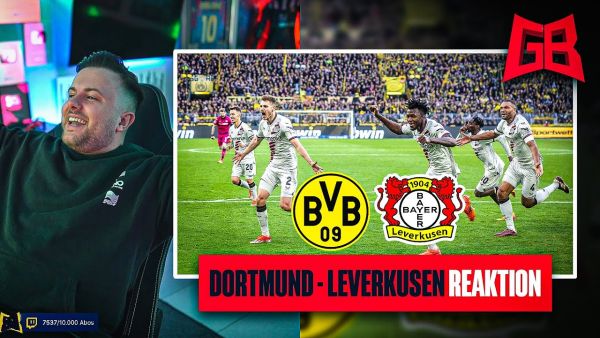 LEVERKUSEN TRIFFT WIEDER 90+8 😂⏱️ GamerBrother LIVE REAKTION auf DORTMUND - LEVERKUSEN ENDE 😱