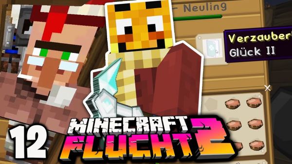 Die DIAMANT-Spitzhacke der ENTTÄUSCHUNG ☆ Minecraft FLUCHT 2 #12