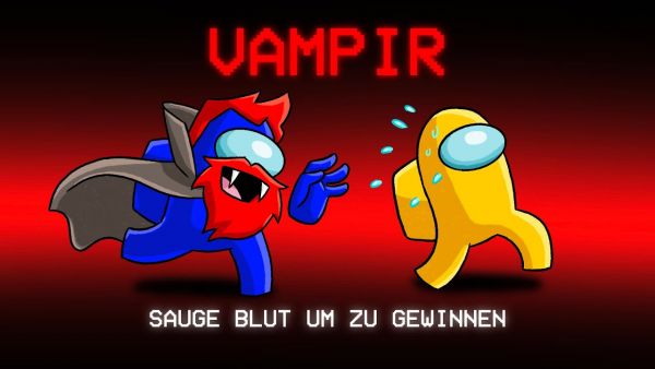 Vampir gegen Detektiv in Among Us