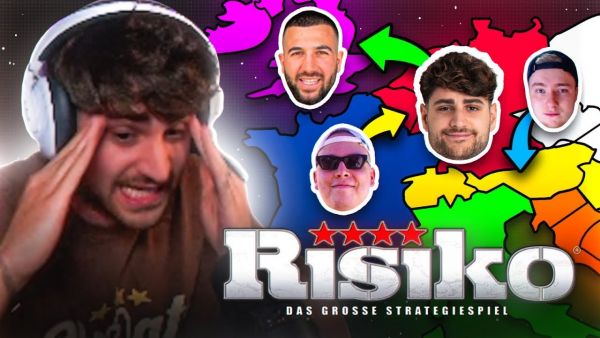 Der GOTY spielt RISIKO vs MERT, DANNY & KROKOBOSS um GIFTSUBS!💸 Wer ist der BESSERE Herrscher👀