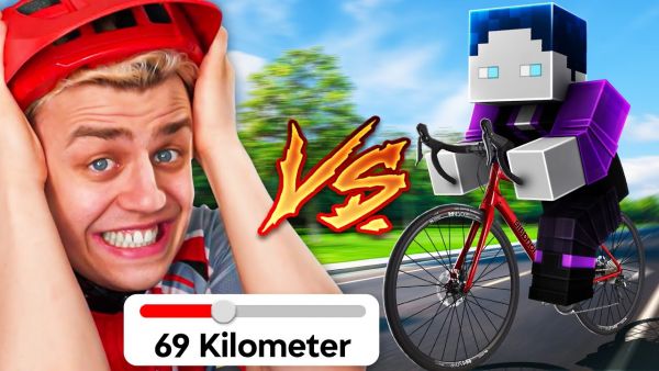 Ich fahre ein 1000€ FAHRRADRENNEN gegen BastiGHG!