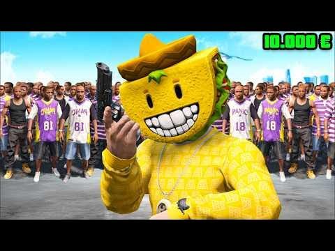 der LETZTE ÜBERLEBENDE bekommt 10.000 € GTA 5 HUNGER GAMES!