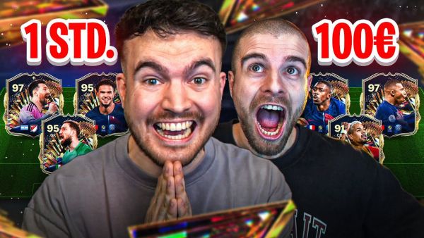 LIGUE 1 TOTS NEUER ACCOUNT! WER erreicht MEHR in 1 STUNDE mit 100€ in EA FC 24 🔥🤯 (ACCOUNT BATTLE 🏆)