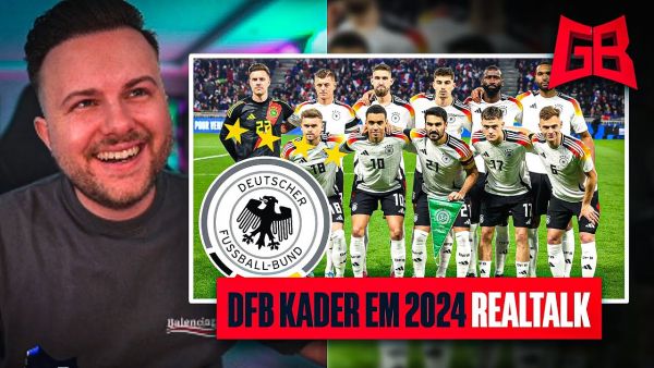 GamerBrother REAGIERT auf den DEUTSCHLAND KADER für die EM 2024 😱 🇩🇪