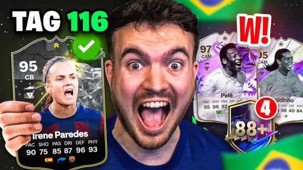 OMG IRENE & BRASILIEN W in 4x ICON PICKS! WAS ERREICHT man in EA FC 24 ohne FC POINTS? TAG 116 🥼🧐🧪