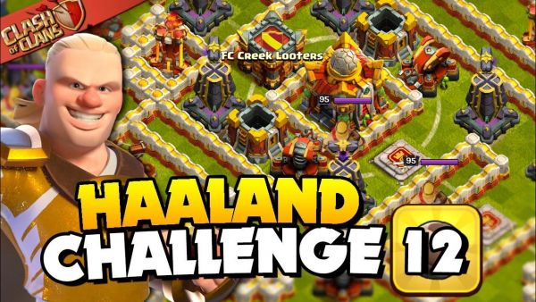 Easily Beat the Impossible Final - Haaland Challenge #12 (Clash of Clans)