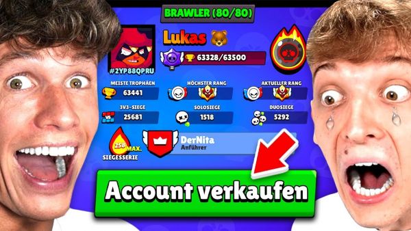 LASERLUCA zerstört meinen BRAWL STARS ACCOUNT! (Verkauft auf EBAY..😭)