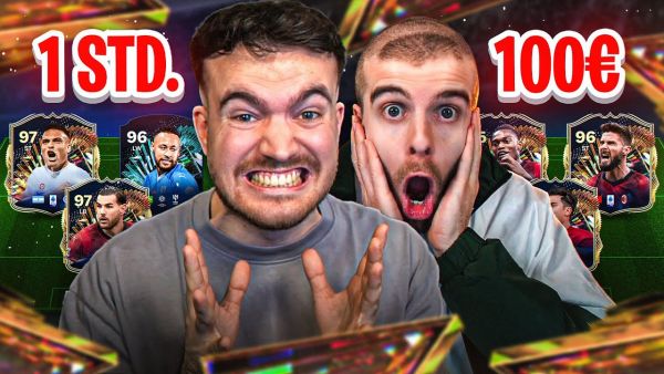 SERIE A TOTS NEUER ACCOUNT! WER erreicht MEHR in 1 STUNDE mit 100€ in EA FC 24 🔥🤯 (ACCOUNT BATTLE 🏆)
