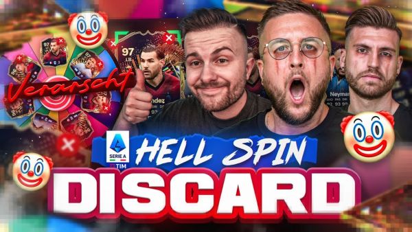 Rad machen so, Ich machen so Unfall .. 😂☠️ Seria A TOTS Hell Spin DISCARD 🔥