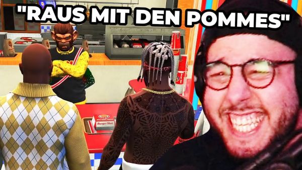 Der Burgerladen wird AUSGERAUBT für 2 Cheeseburger😂 | GTA RolePlay