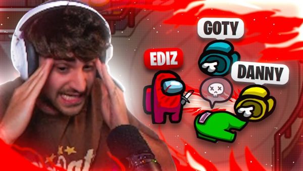 ELIJELLO MIT DEM AUSRASTER NACH EDIZ CALL 👺😂 AMONG US mit Rohat, Ediz, Danny, Mcky & Co.